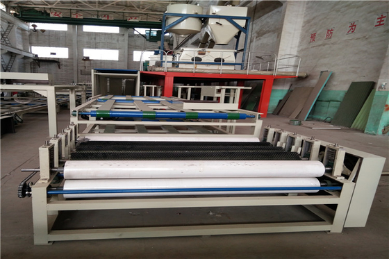 Fiberglass Siemens PLC Control Automatic Mgo Board Production Line with Thin Slurry Surface