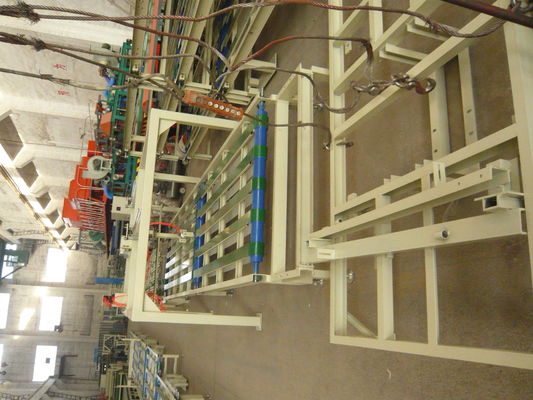 1220mm बोर्ड चौड़ाई मैग्नीशियम ऑक्साइड बोर्ड उत्पादन लाइन उच्च क्षमता ध्वनि इन्सुलेशन बोर्ड के लिए प्रति शिफ्ट 1500 शीट