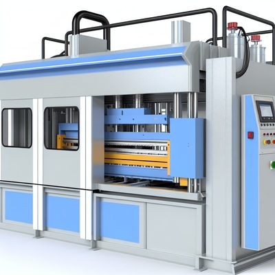 कस्टम रंग 3 चरण दीवार पैनल बनाने की मशीन डबल दीवार पैनलों के लिए