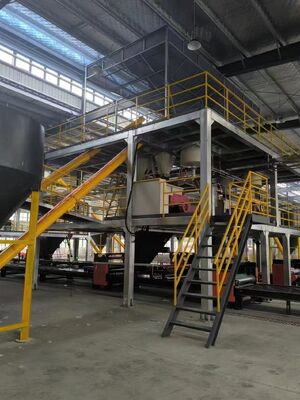 वॉल पैनल बनाने की मशीन XPS इन्सुलेशन टाइल बैकर बोर्ड उत्पादन लाइन से लैस