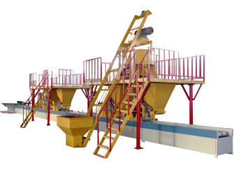 2 - 60 मिमी मोटी आग प्रतिरोधी गेहूं के भूसे बोर्ड बनाने की मशीन पर्यावरण के अनुकूल GB8041