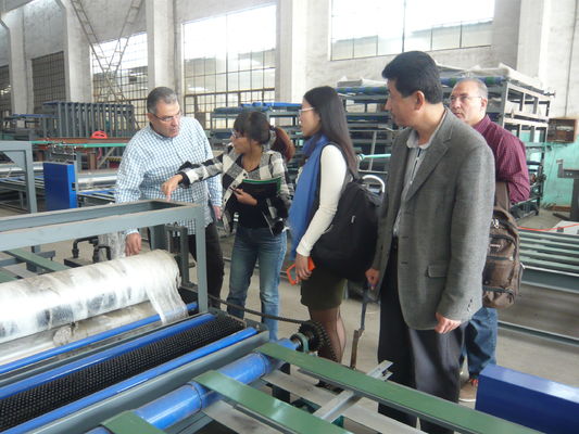 निर्माण सामग्री बनाने के लिए गर्मी संरक्षण परत छत टाइल बनाने की मशीन