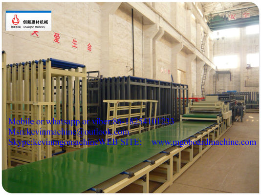 मैग्नीशियम ऑक्साइड पैनलों के लिए समायोजित मोटाई एमजीओ उत्पादन एमजीओ बोर्ड मशीन