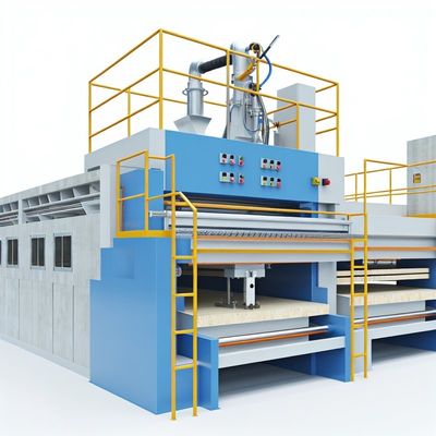 उच्च लचीलापन शक्ति अनुकूलित सीमेंट बोर्ड बनाने की मशीन फॉर्मल्डेहाइड उत्सर्जन ≤1.5mg/L और जल अवशोषण ≤10%