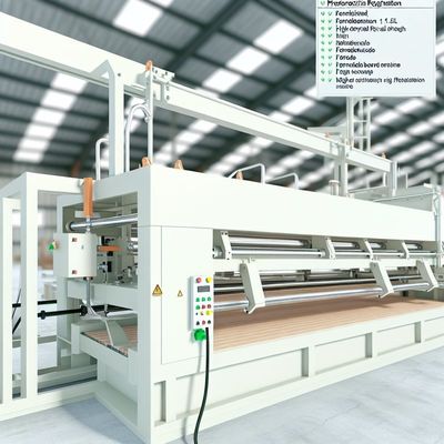 उच्च लचीलापन शक्ति अनुकूलित सीमेंट बोर्ड बनाने की मशीन फॉर्मल्डेहाइड उत्सर्जन ≤1.5mg/L और जल अवशोषण ≤10%