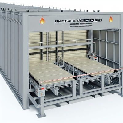 अग्निरोधक फाइबर सीमेंट बाहरी पैनल मशीन के साथ टिकाऊ निर्माण और सेवा जीवन के 25 साल और उससे अधिक