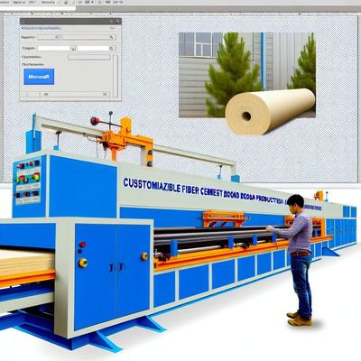 अनुकूलन योग्य फाइबर सीमेंट बोर्ड उत्पादन लाइन ≥45dB ध्वनि इन्सुलेशन के साथ