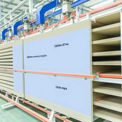 1200 मिमी चौड़ाई और ≥20Mpa शक्ति के लिए फाइबर सीमेंट बोर्ड उत्पादन लाइन