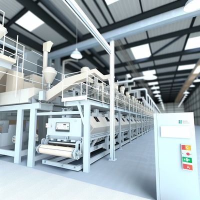 1.2-1.6g/cm3 घनत्व फाइबर सीमेंट बोर्ड उत्पादन लाइन औद्योगिक उपयोग के लिए कम पानी अवशोषण