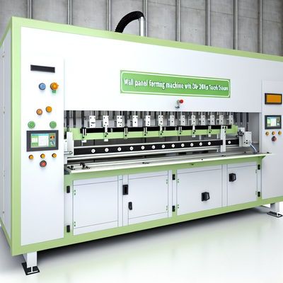 डेल्टा टच स्क्रीन के साथ वॉल पैनल बनाने की मशीन, 380V 50Hz