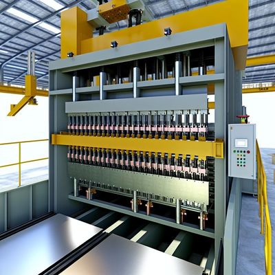 तेज़ निर्माण दीवार पैनल बनाने की मशीन 380V 0.3-0.8 मिमी सामग्री मोटाई के साथ