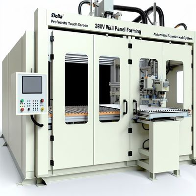 डेल्टा टच स्क्रीन और ऑटोमैटिक फीड के साथ 380 वी वॉल पैनल बनाने की मशीन
