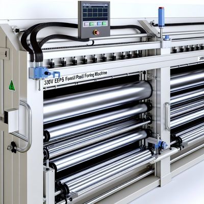 380V वॉल पैनल बनाने की मशीन स्वचालित ईपीएस फोमिंग और Cr12 रोलर्स के साथ