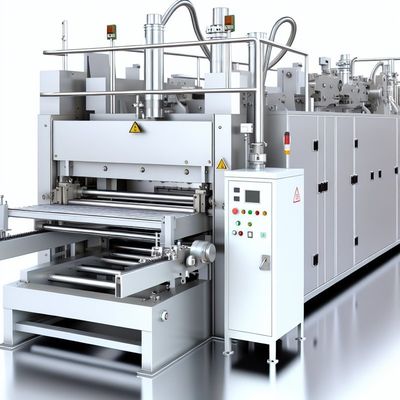 600-1220 मिमी चौड़ाई बोर्डों के लिए A1 ग्रेड स्वचालित MGO बोर्ड मशीन, जिसमें ≤1.5mg/L फॉर्मेल्डिहाइड उत्सर्जन हो