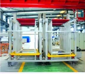 2400 - 24000 मिमी बोर्ड लंबाई पूर्ण स्वचालित एमजीओ बोर्ड मशीन वर्मिकुलाइट कच्चे माल के साथ