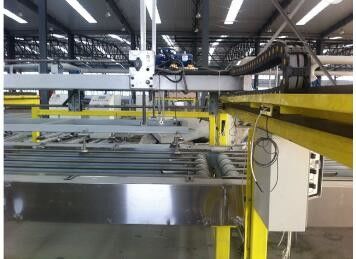 प्रिफैब्रिकेटेड हाउस ईपीएस सैंडविच पैनल मशीन, सीमेंट स्वचालित सैंडविच बनाने की मशीन