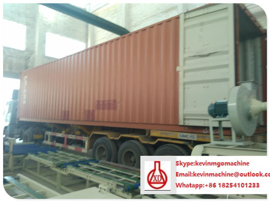 समायोज्य आकार सैंडविच उत्पादन लाइन, दीवार हीट बाहर के संरक्षण mgo बोर्ड मशीन