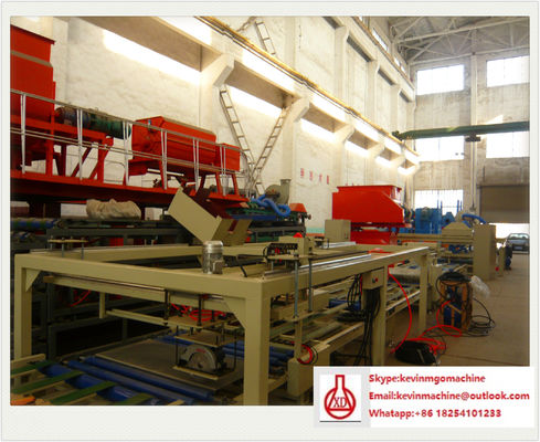 निर्माण सामग्री एम जी ओ / MgCl / फाइबर ग्लास मेष कच्चे माल के लिए मशीनरी बनाने