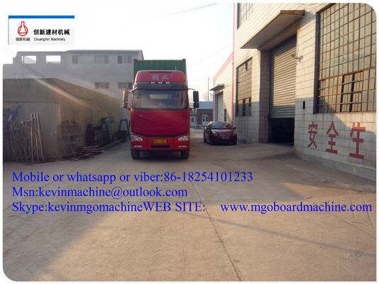 मैग्नीशियम ऑक्साइड बोर्ड निर्माण प्रक्रिया बोर्ड बनाने की मशीन फर्नीचर लिविंग बोर्ड के लिए