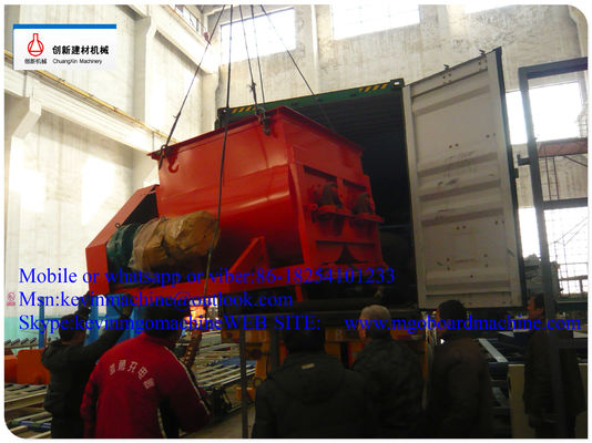 इनडोर दीवार सजावट के लिए लेमिनेट फायरप्रूफ एमजीओ बोर्ड उत्पादन लाइन