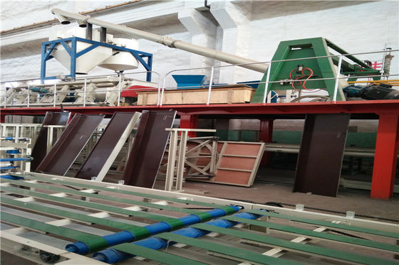 स्वचालित एमजीओ मैग्नीशियम ऑक्साइड फायरप्रूफ ड्राईवॉल बोर्ड बनाने की मशीन उत्पादन लाइन